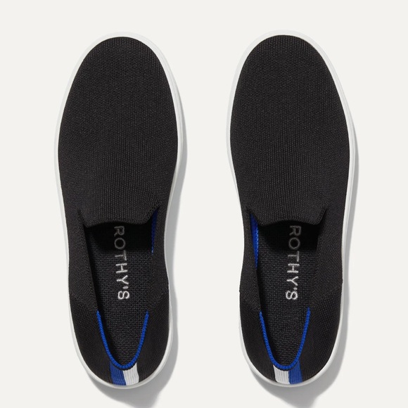 Rothy’s The Original Slip On Sneaker Black Size 9 Women’s - Picture 1 of 8